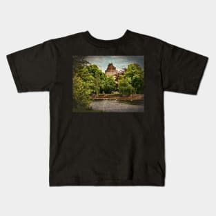 The Curfew Tower At Windsor Castle Kids T-Shirt